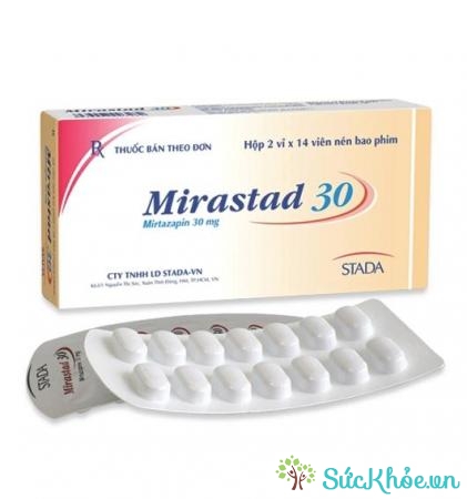 Mirastad 30 là thuốc điều trị các cơn trầm cảm lớn