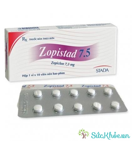 Thuốc Zopistad 7.5 điều trị ngắn hạn chứng mất ngủ