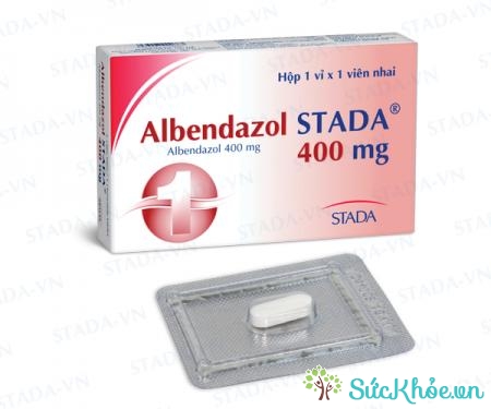 Thuốc Albendazol Stada 400mg điều trị nhiễm các loại giun
