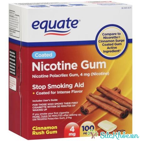 Dùng kẹo nicotin polacrilex để cai nghiện thuốc lá