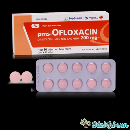 Thuốc pms-Ofloxacin 200 điều trị nhiễm trùng tai mũi họng