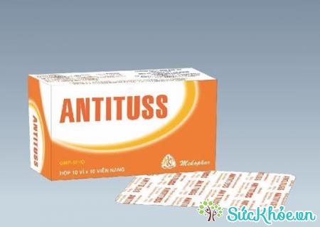Antituss (viên nang) là thuốc giúp giảm ho, long đàm