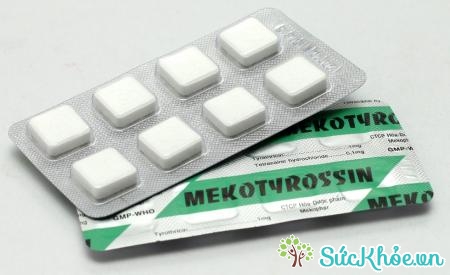 Mekotyrossin là thuốc có tác dụng sát khuẩn và giảm đau