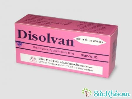 Thuốc Disolvan điều trị rối loạn tiết dịch phế quản