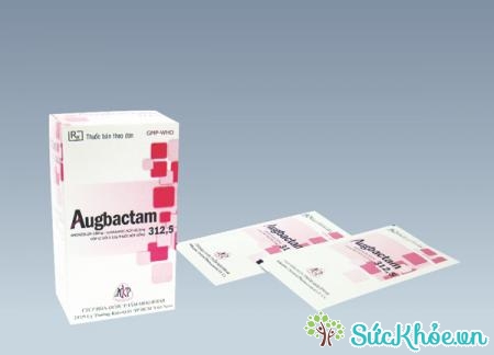 Augbactam 312,5 là thuốc điều trong thời gian ngắn trường hợp nhiễm khuẩn