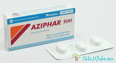 Aziphar 500 điều trị nhiễm khuẩn đường hô hấp trên và dưới