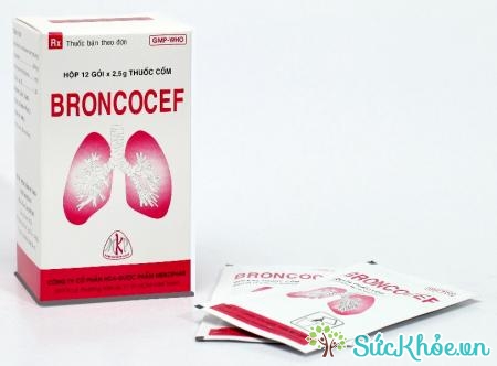 Broncocef là thuốc điều trị nhiễm khuẩn đường hô hấp