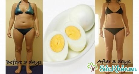Công thức giảm cân với trứng hiệu quả sau 3 ngày