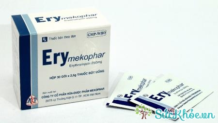 Erymekophar là thuốc điều trị nhiễm khuẩn do vi khuẩn nhạy cảm