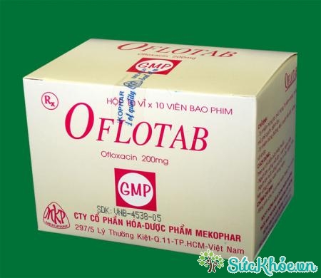 Thuốc Oflotab điều trị nhiễm khuẩn do vi khuẩn nhạy cảm gây ra