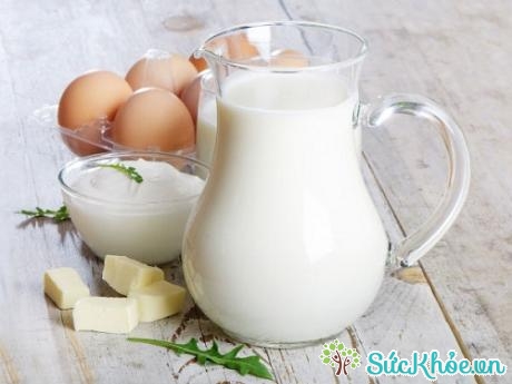 Chế độ ăn cho người gan nhiễm mỡ nên bổ sung đạm từ trứng, sữa