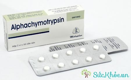 Alphachymotrypsin là chất chống phù nề và kháng viêm dạng men