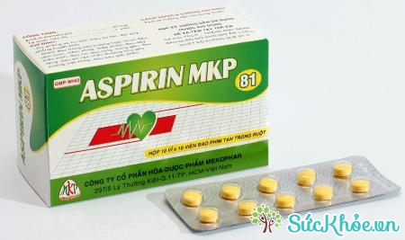 Aspirin MKP 81 là thuốc phòng ngừa nhồi máu cơ tim và đột quỵ