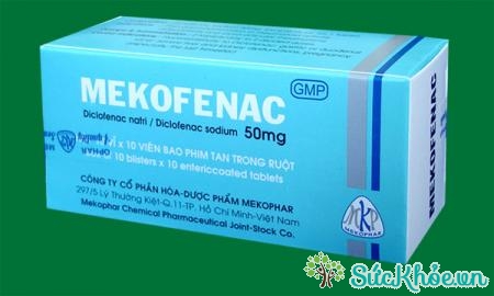 Mekofenac là thuốc điều trị triệu chứng thoái hóa khớp