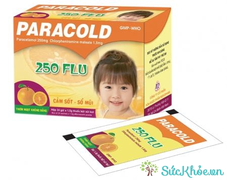 Paracold 250 Flu là thuốc điều trị sốt, đau đầu, viêm xoang mũi