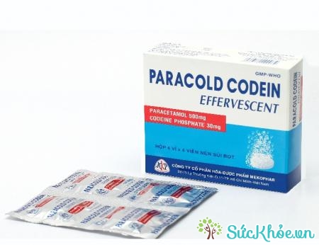 Paracold Codein Effervescent là thuốc giảm đau trong trường hợp đau vừa và nặng
