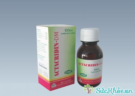 Actacridin-DM là thuốc giảm triệu chứng các bệnh đường hô hấp trên