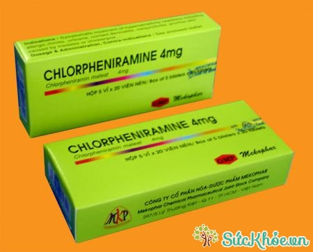 Chlorpheniramine 4mg là thuốc viêm mũi dị ứng và triệu chứng dị ứng