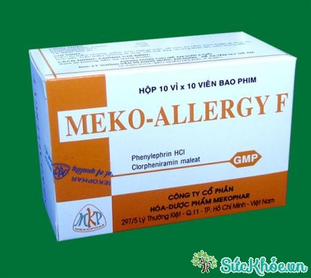 Meko - Allergy F là thuốc điều trị triệu chứng viêm mũi, dị ứng