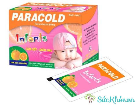 Paracold Infants là thuốc có công dụng giảm đau, hạ sốt