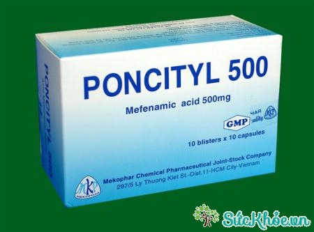 Thuốc Poncityl 500 giúp giảm triệu chứng nhức đầu, đau nửa đầu