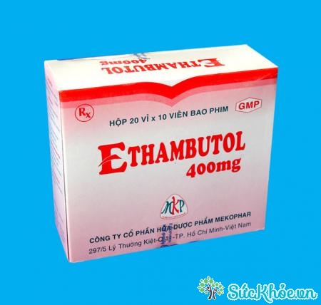 Thuốc Ethambutol 400mg điều trị cả lao mới và lao tái phát