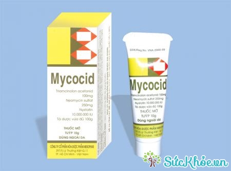 Thuốc Mycocid điều trị các bệnh lý da nhạy cảm với corticosteroid