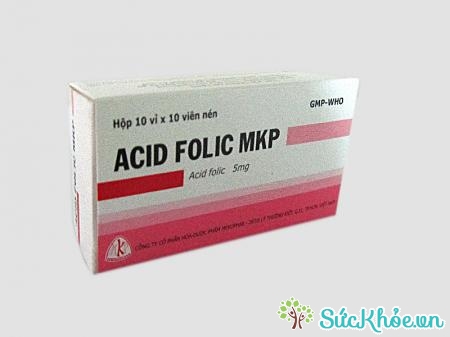 Acid folic MKP là thuốc điều trị và phòng tình trạng thiếu acid folic 