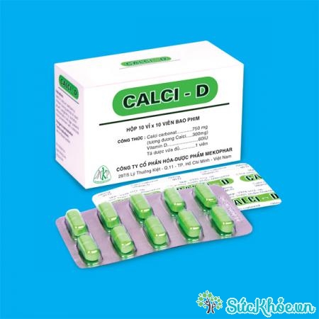 Calci-D là thuốc dùng bổ sung Calcium trong nhiều trường hợp