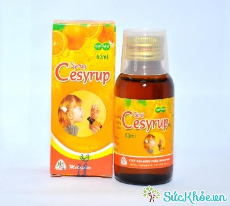 Cesyrup giúp phòng và điều trị bệnh do thiếu vitamin C ở trẻ sơ sinh, trẻ em