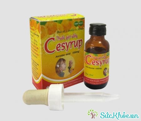 Cesyrup là thuốc điều trị bệnh do thiếu vitamin C ở trẻ sơ sinh, trẻ em