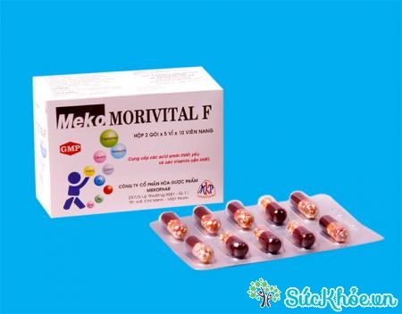 Thuốc Mekomorivital F cung cấp các acid amin thiết yếu, vitamin cần thiết