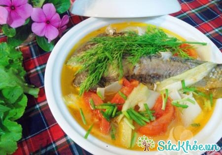 Món ăn từ cá chép - Canh cá chép