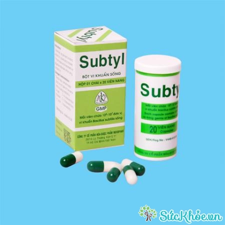 Subtyl điều trị tiêu chảy, viêm ruột cấp và mạn tính
