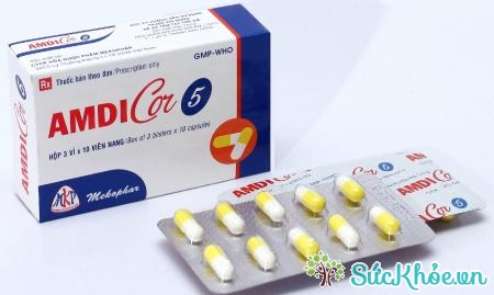 Amdicor 5 là thuốc điều trị tăng huyết áp, dự phòng đau thắt ngực ổn định