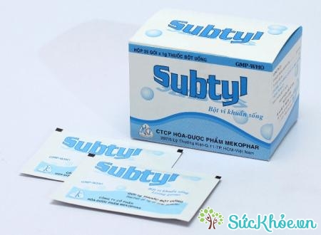 Subtyl là thuốc điều trị tiêu chảy, viêm ruột cấp và mạn tính, rối loạn tiêu hóa