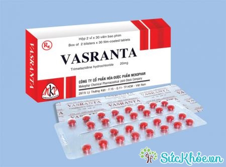 Vasranta điều trị dự phòng cơn đau thắt ngực, chóng mặt, ù tai