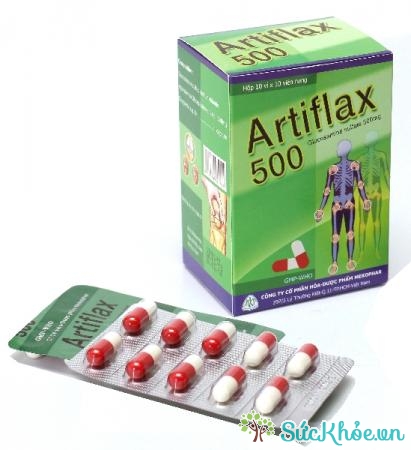 Artiflax 500 là thuốc giảm triệu chứng của thoái hóa khớp gối nhẹ và trung bình
