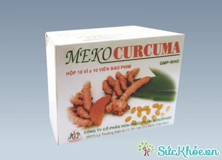 Mekocurcuma là thuốc dùng trong kinh nguyệt không đều, bế kinh, ứ máu