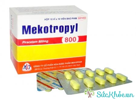 Mekotropyl 800mg là thuốc điều trị chứng chóng mặt, nghiện rượu