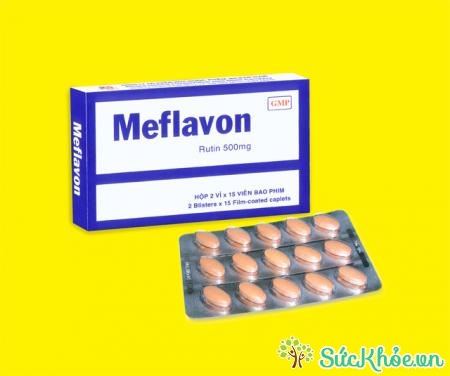 Meflavon là thuốc tăng sức bền và giảm tính thấm của mao mạch