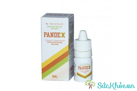 Thuốc nhỏ mắt Pandex điều trị tại chỗ tình trạng viêm ở mắt