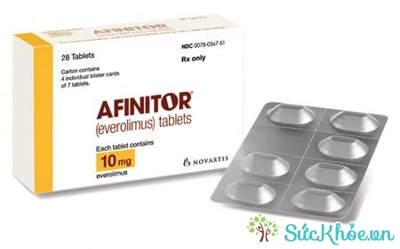 Thuốc Afinitor dùng cho phụ nữ sau mãn kinh bị ung thư vú tiến xa