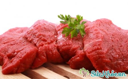 Thịt bò là một trong những thực phẩm làm ấm cơ thể