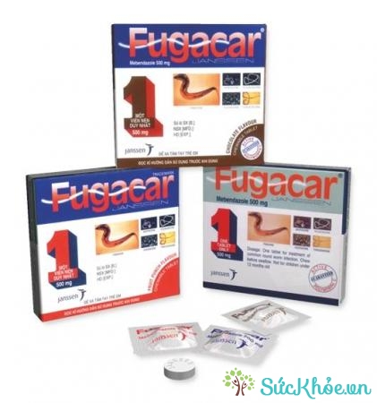 Fugacar là thuốc điều trị nhiễm một hay nhiều loại giun đường ruột