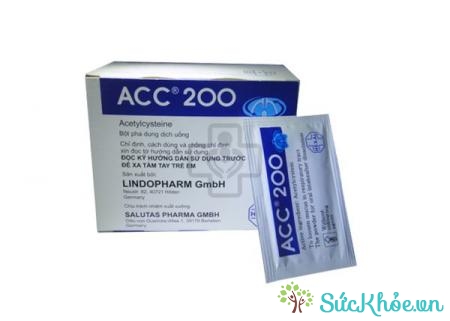 Thuốc ACC có công dụng tiêu nhày trong bệnh phế quản - phổi cấp