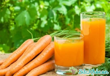 Tác hại của nước ép cà rốt