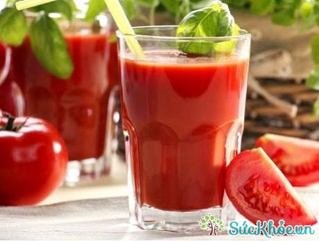 Sinh tố cà chua giúp thanh nhiệt mùa hè