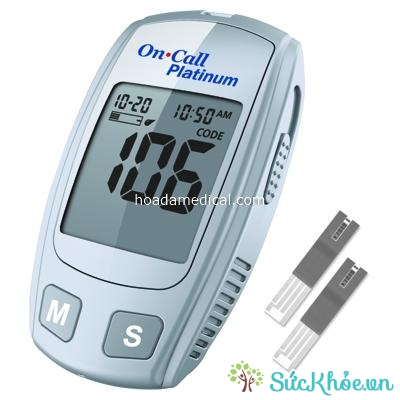 Máy đo đường huyết On-Call Platinum an toàn, hiệu quả