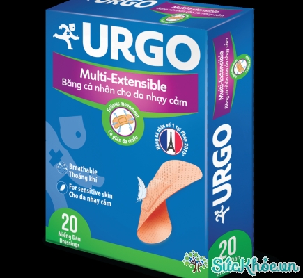 Băng cá nhân Urgo Multi-Extensible dành cho da nhạy cảm